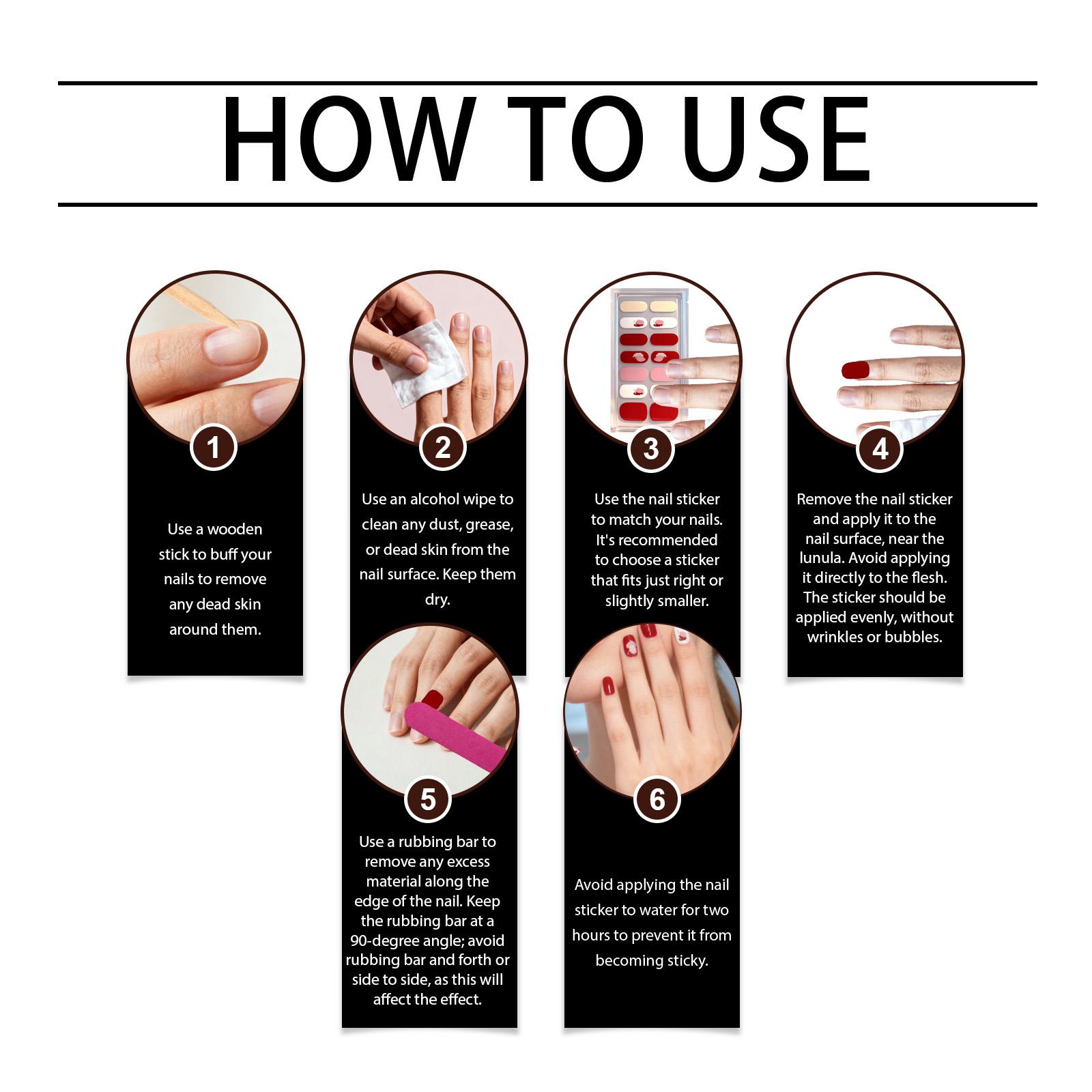 Nymixa Soft Gel nail Sticker Set DIY Creative Colorful Decorative fashionable mixed color Convenient nail stickers