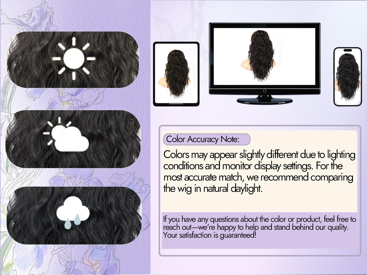 Isaic Hair 18 Inch Clip In Ponytail, Ponytail Extensions, Short Ponytail Women's Artificial Wig, Natural Fluffy Hair Volume for Daily Outing Wear