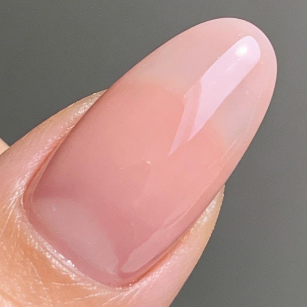 ELL LOUREL New Arrival Nude Pink Strong Nail Strengthener, 10ml Tinted Nail Hardener & Protective Treatment, Strengthens & Repairs Brittle, Thin, Soft & Fragile Nails, Help Healthy Nail Growth, Natural Nude Pink Finish with High Gloss, Long-Lasting Shiny