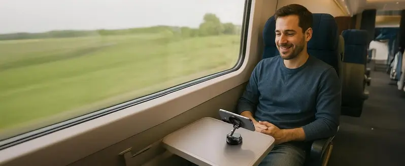 Product Introduction of LISEN Suctionpro Phone Holder, 360°Vacuum Car Phone Holder, Suction Phone Mount with One-Step Lock, Retractable, Compact & Stable Design, Car Accessories 5