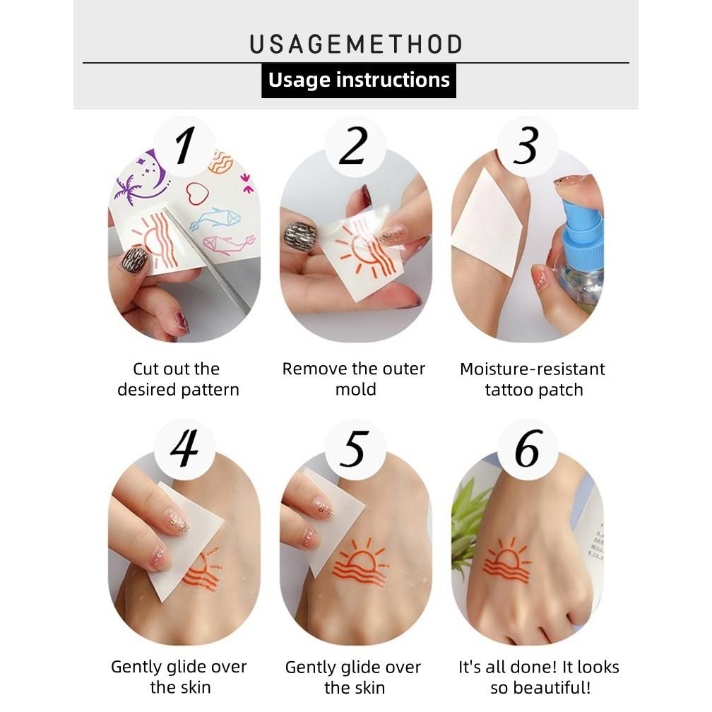 Lace Temporary Tattoo Stickers, Henna Style Hollow Design, Waterproof Non-Fading, Gentle Skin Friendly, Perfect for Weddings