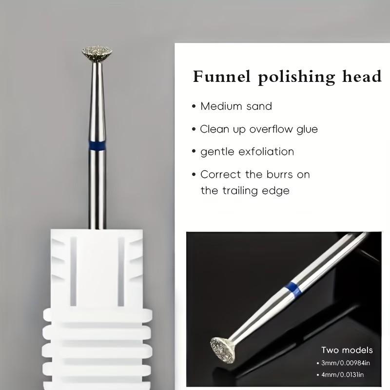 Professional Nail Drill Bits Set, Medium Coarse Grind, Compatible with Electric Drills, Nail Grinding Tool, Ideal for Manicure & Pedicure Care Tools, Manicure Kit