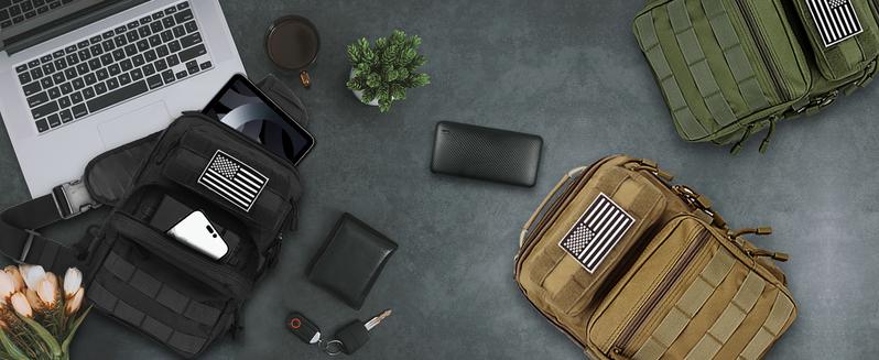 Tactical Sling Bag Backpack Military Rover Shoulder Sling Pack Small EDC Crossbody Chest Bag for Men