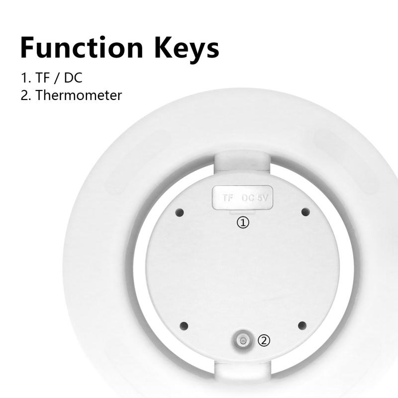 Floatable Waterproof Bluetooth-compatible Speaker, Pool Bathroom Outdoor Universal, Seven Color Lights, 10 Modes, Wireless Hands-Free Calling, Portable Small Sound System