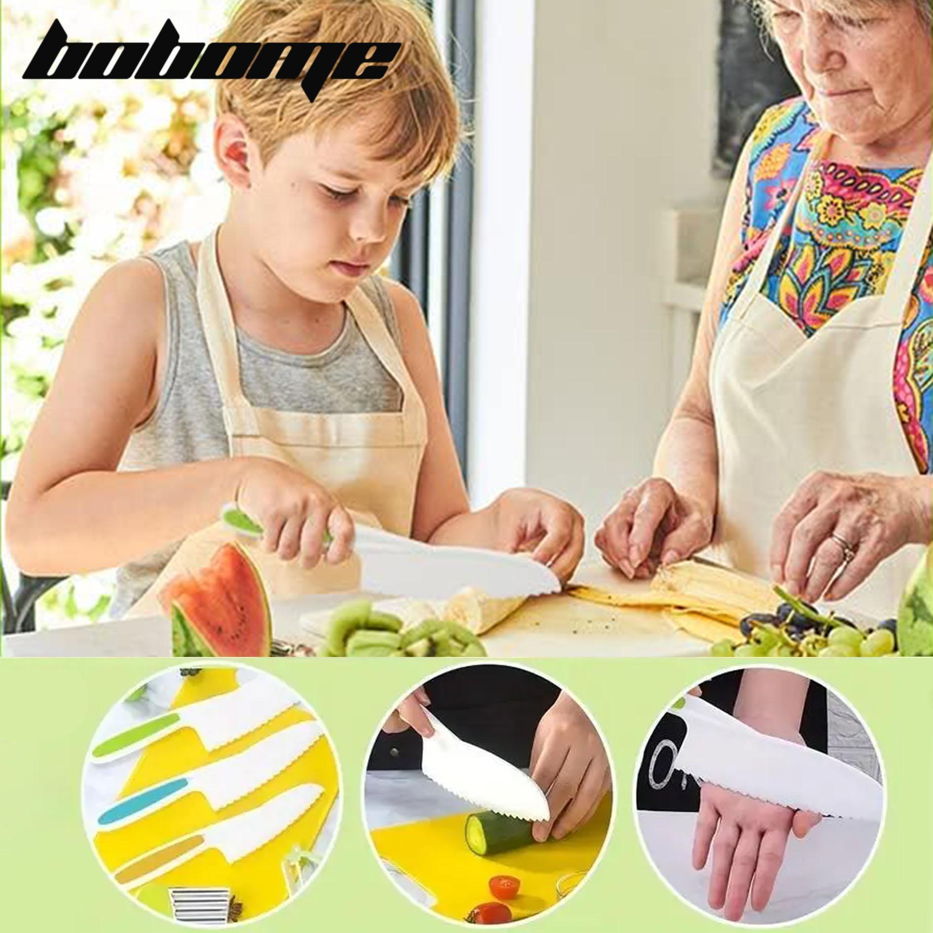 Kid 32 Pcs Safe Kitchen Knife Set - For Vegetables , Fruits, cheese and other foods Block Kitchen Knives Knife Block Block Kitchen Knives
