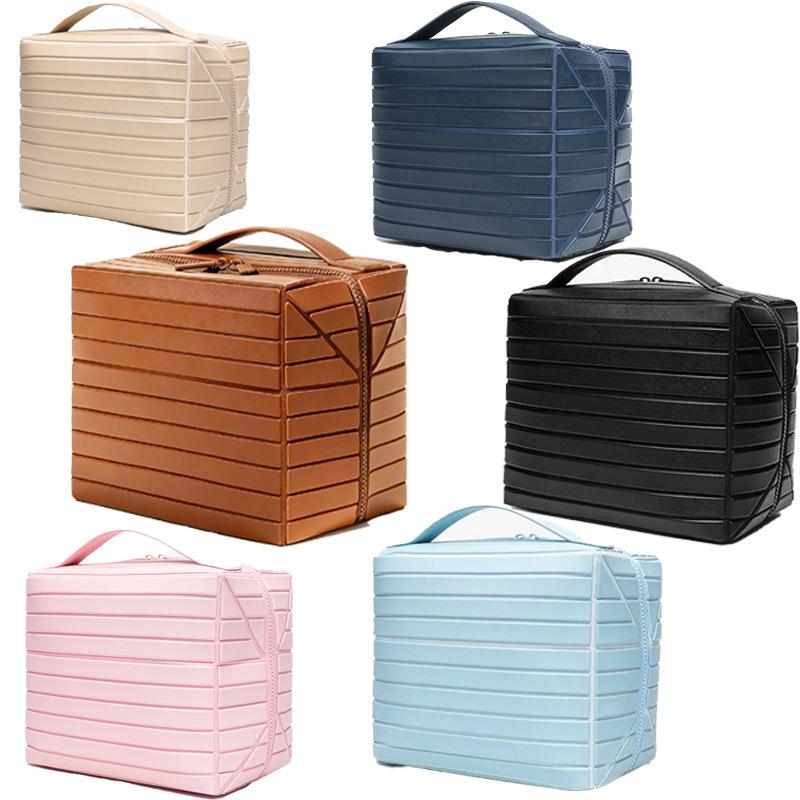 Waterproof Travel Toiletry Bag 2026 New Foldable Cosmetic Case Cosmetic Pouch Large Capacity Organizer with Compartments for Toiletries Skincare Products