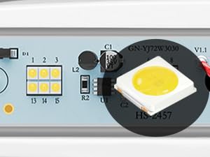 Nilight Marine LED Pods Navigation Lights 2PCS 72W White Flood Beam Ponton Boat Deck Dock Lights for Night Fishing T-top Stern Yacht Kayak Port Vehicle Motor  dealsforyoudays