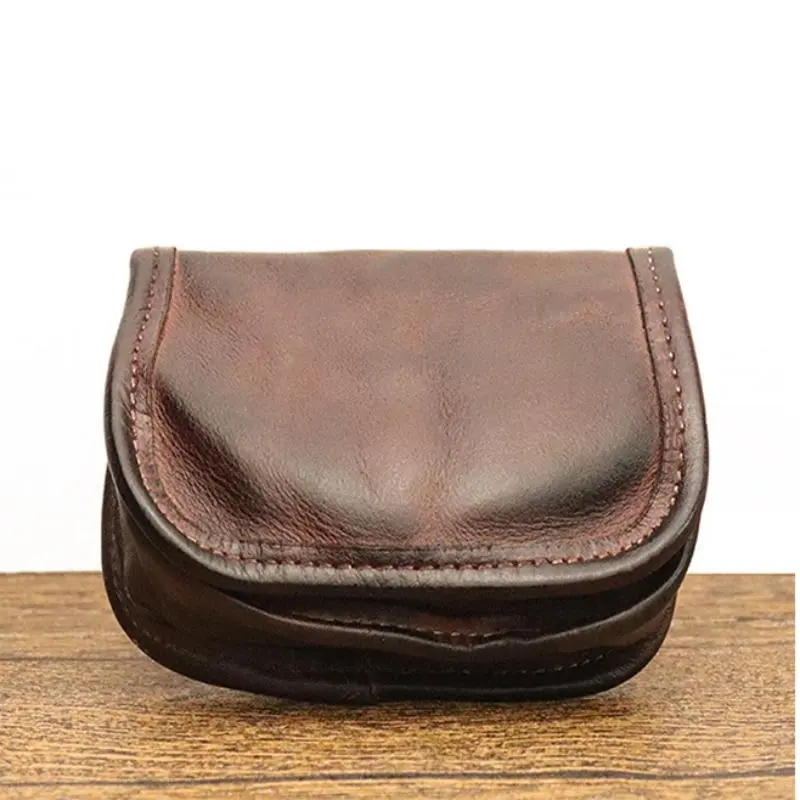 Men's Handmade Leather Card Case, 1-Pack Card Carrying Holder for Thoughtful Gifting Instead of Generic Gifts