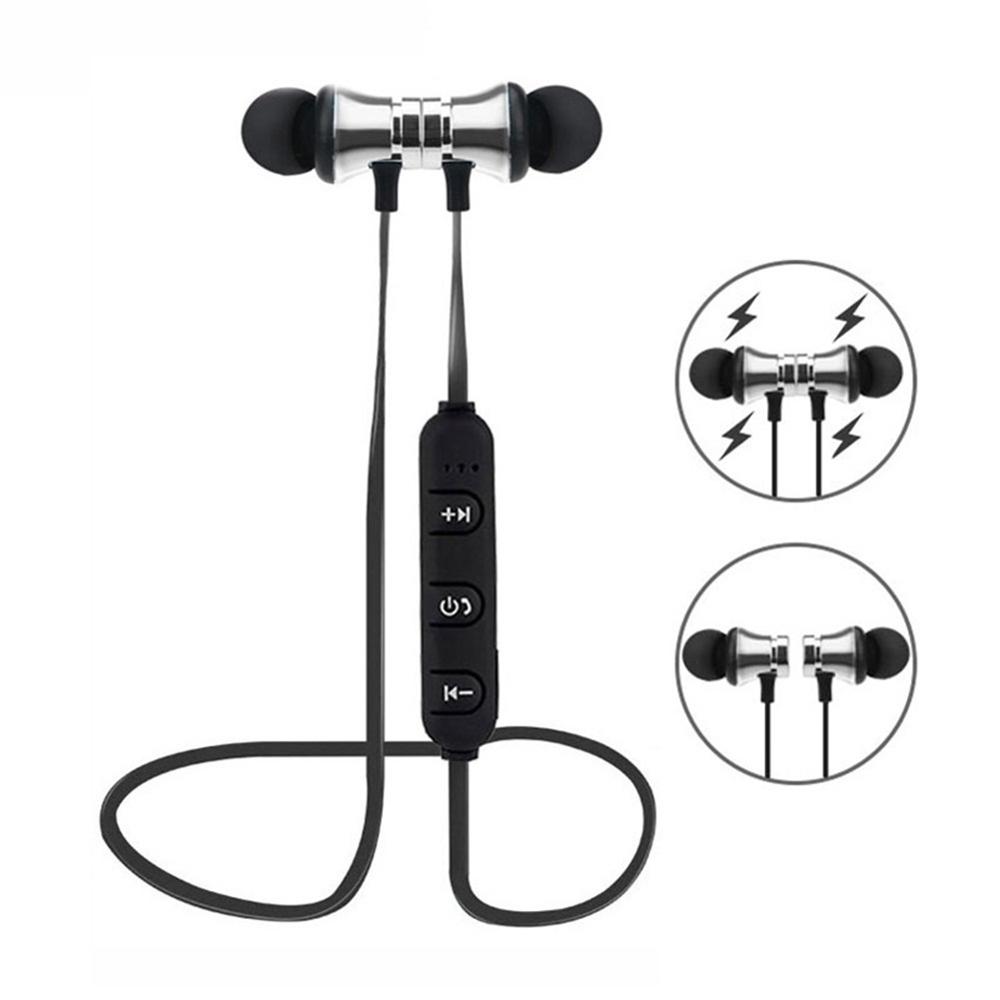 Bluetooth 4.2 Wireless Earphone Sports Headset Waterproof Earbuds Neckband Magnetic Headphone With Mic For Samrtphones