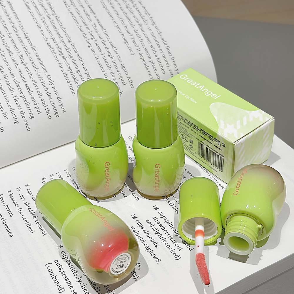 4-Pack Clear Lip Gloss Set, Hydrating Formula, Long-Lasting Moisture, Perfect for All Skin Types, Ideal for Daily Use