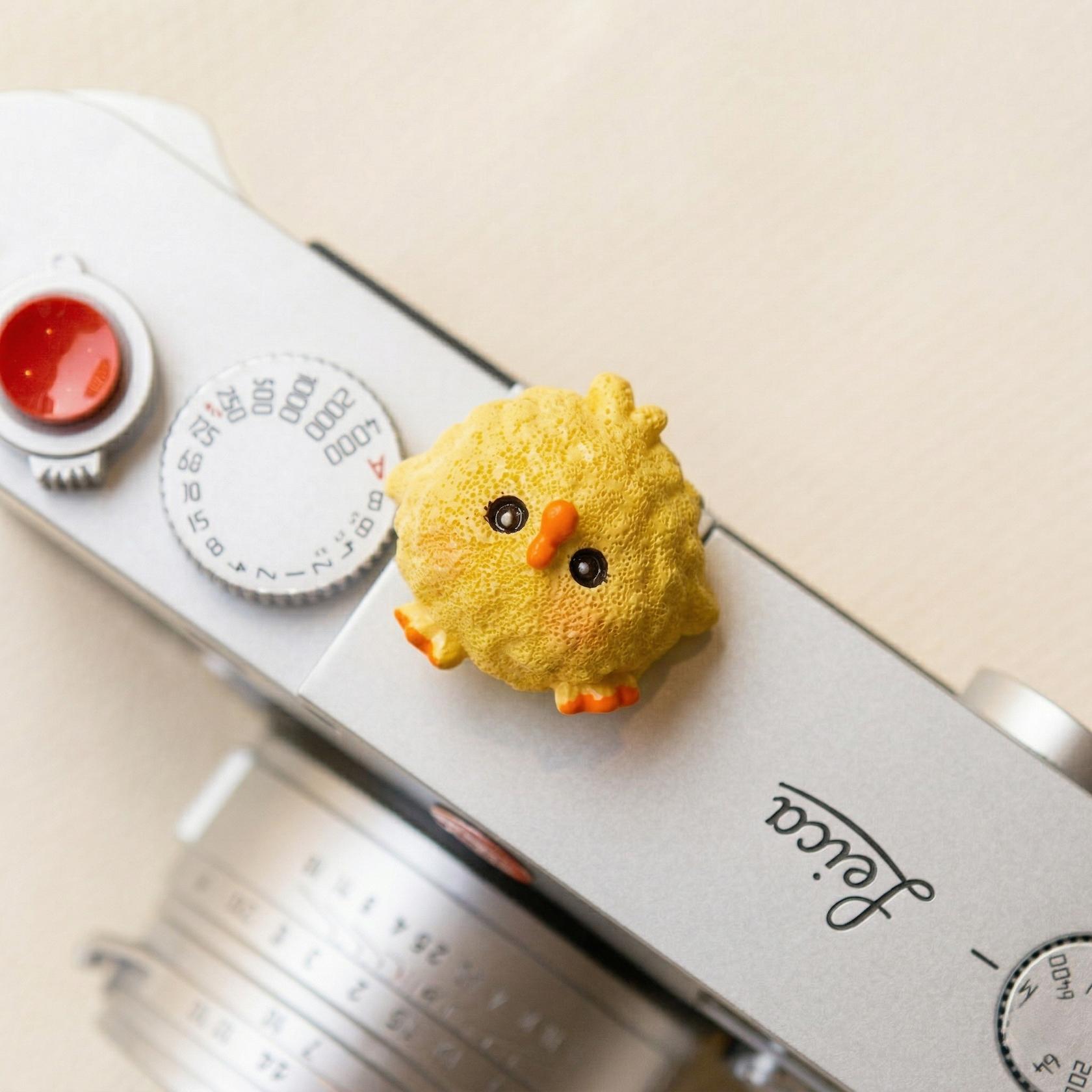 Cute Chicken Camera Hot Shoe Cover, Cartoon Animal Flashlight Accessory, Abs Resin Material, Battery-Free Decorative Protection Cap, Compatible with Dslr and Mirrorless Cameras, Photography Gift