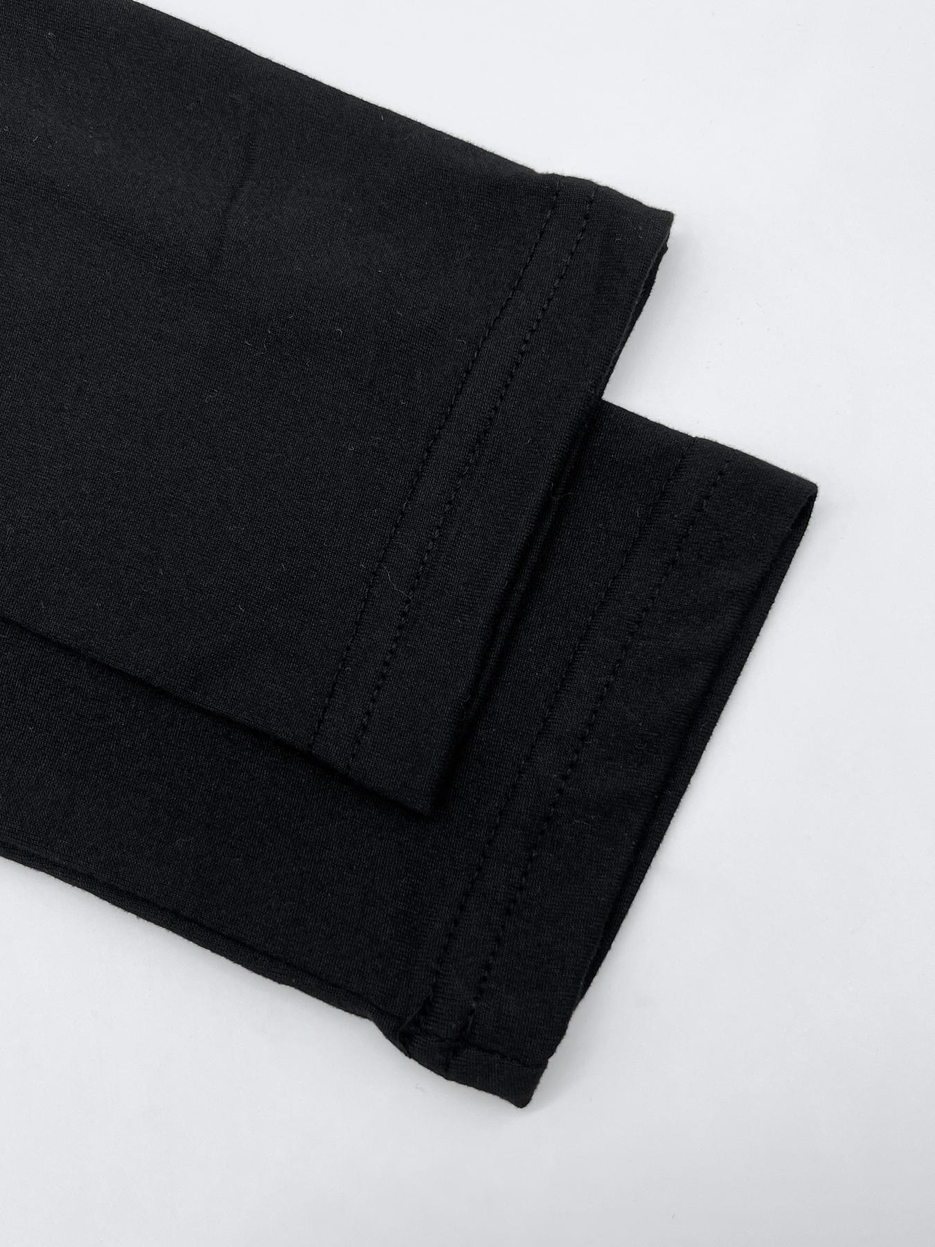 Spring Fall Fashion Simple Solid Color Round Neck Long Tank Top, Slim Fit Short Design Women's Long Sleeve Tee, 11 Colors Available