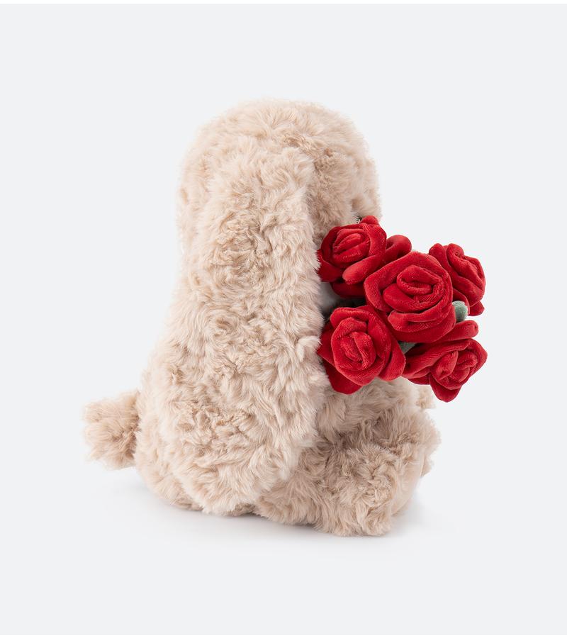 【ZEIO TOYS】RoseDiuDiu  plush toy rabbit doll cute rabbit baby doll soothing doll for boys and girls birthday gift, holiday gift, gift for giving cat hunting Cool Drop