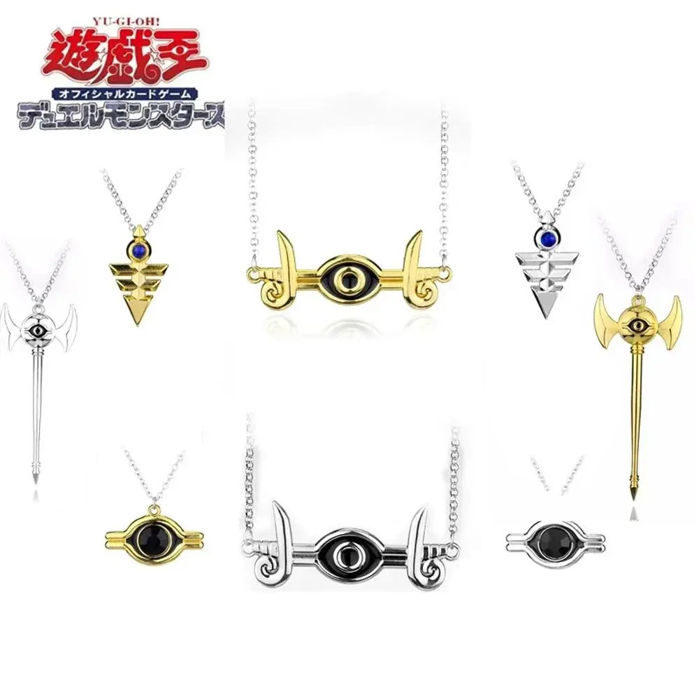 Fashion Anime Necklace YGO Puzzle YuGiOh Yugi Millennium Pyramid Pendant Wisdom Pendant Necklace for Women Men Jewelry