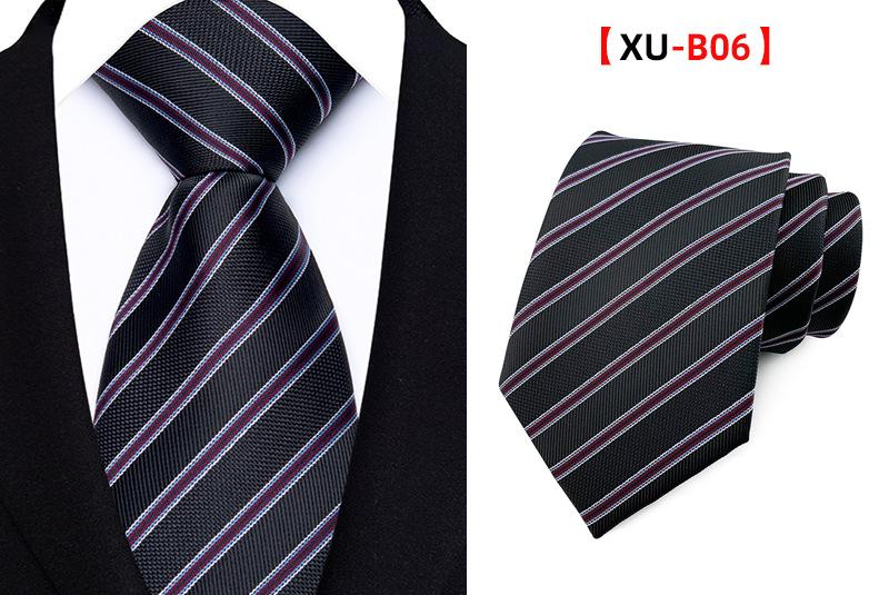 Men's Classic Striped Plaid Necktie - Male Wear for Business Look, Wedding Fit, Formal Suit Accessory - Father's Day Gift for Dad, Husband