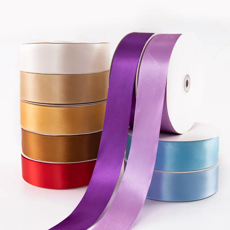 cross border supply 4cm satin ribbon baking packaging cake ribbon gift box flower decoration ribbon wholesale bulk for party wedding holiday gift wrapping