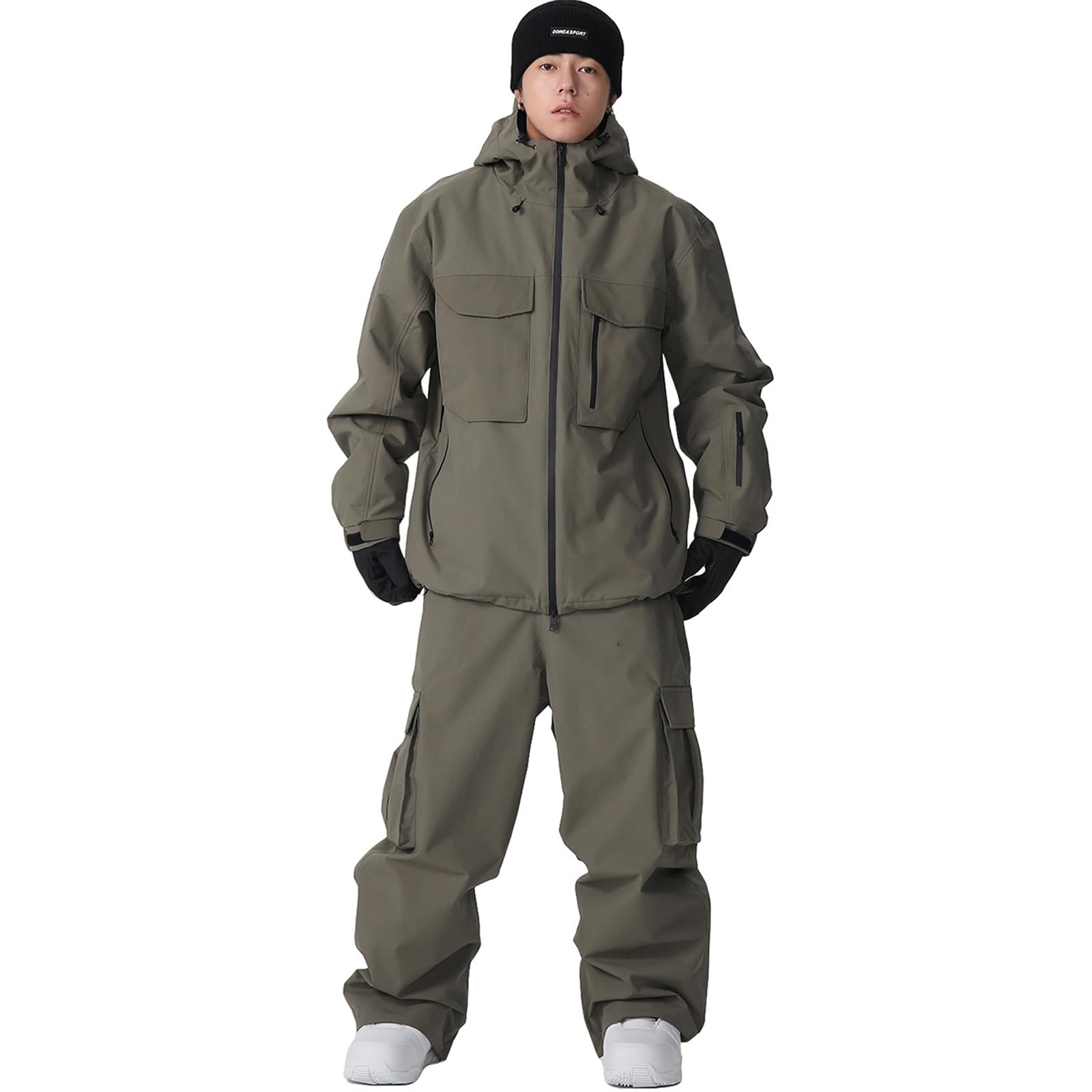 YEEFINE Women and Men's Snow Snowboard Suits Insulated Ski Jacket and Pants Two Pieces Waterproof Snowsuits Winter Outdoor