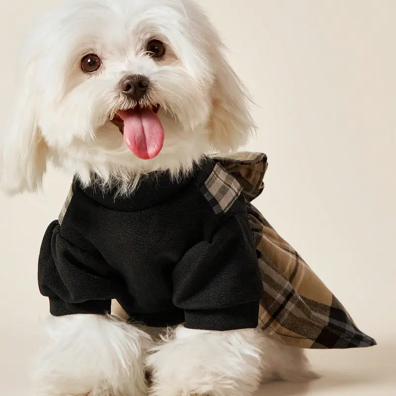 green emerald velvet dress Thermal Fleece Dog Dress for Small Dogs Girl Winter Dog Sweater Puppy   Whiskers Way