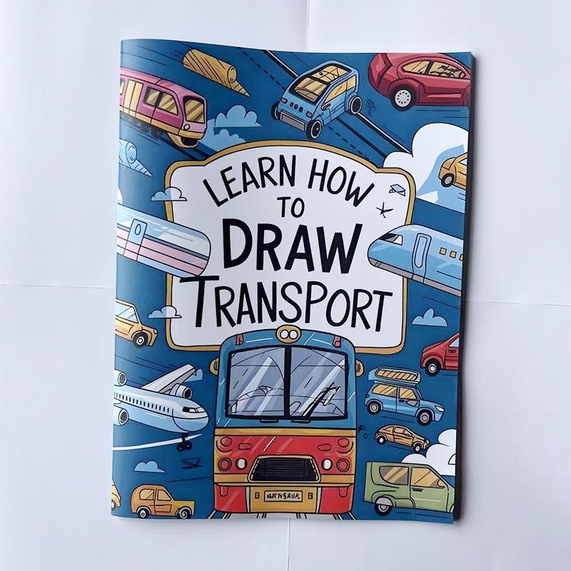 How to Draw Book Monster Animal Transportation Simple Steps Practice Manual, Beginner Ideal Logic Drawing Guide, Graduation Gift Christmas Choice