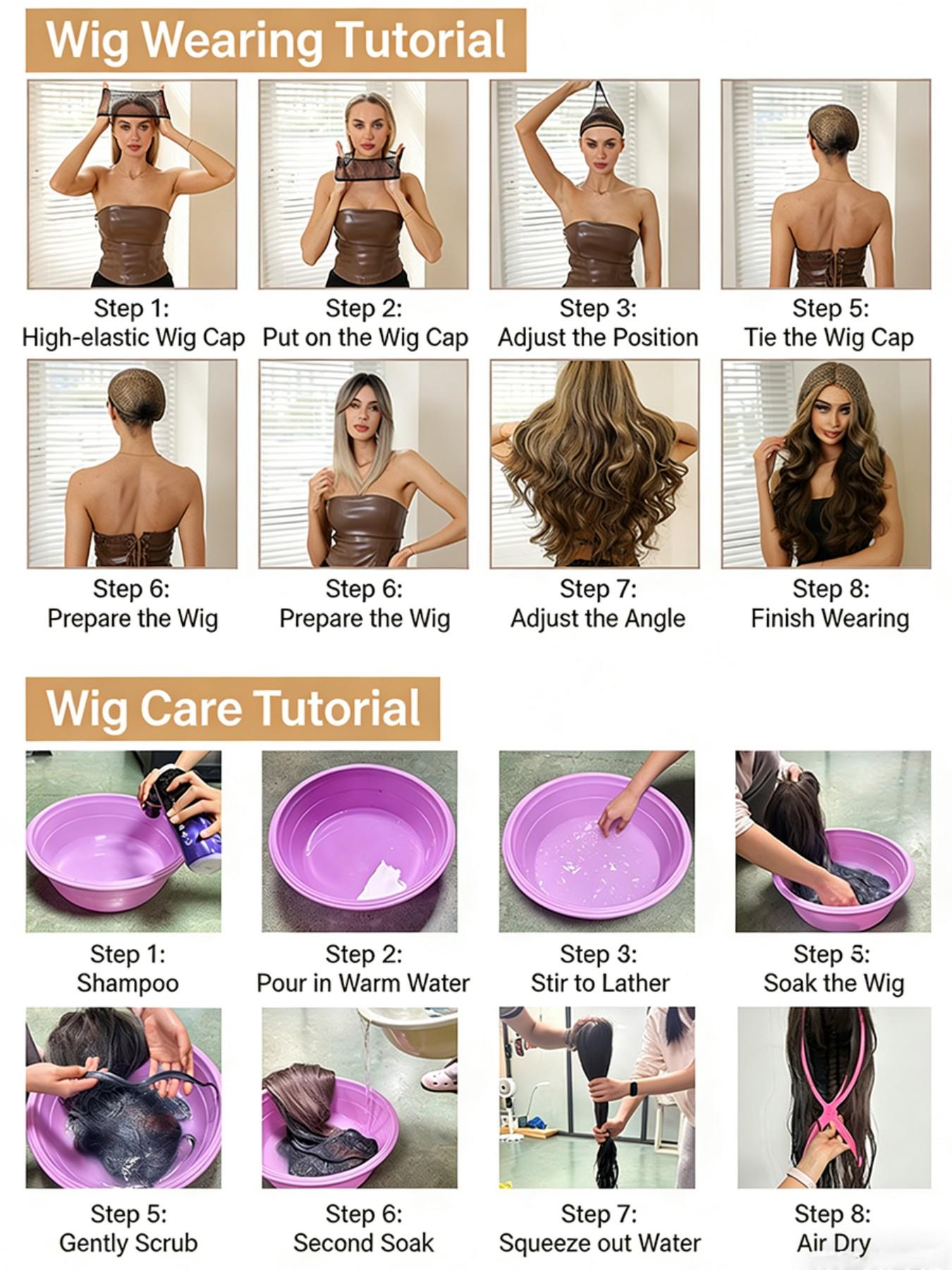 Bigtrse Women's 26-Inch Wavy Synthetic Wig, Platinum, Heat-Resistant Fiber, Natural Hairline, Perfect for Halloween, Parties, Daily Wear