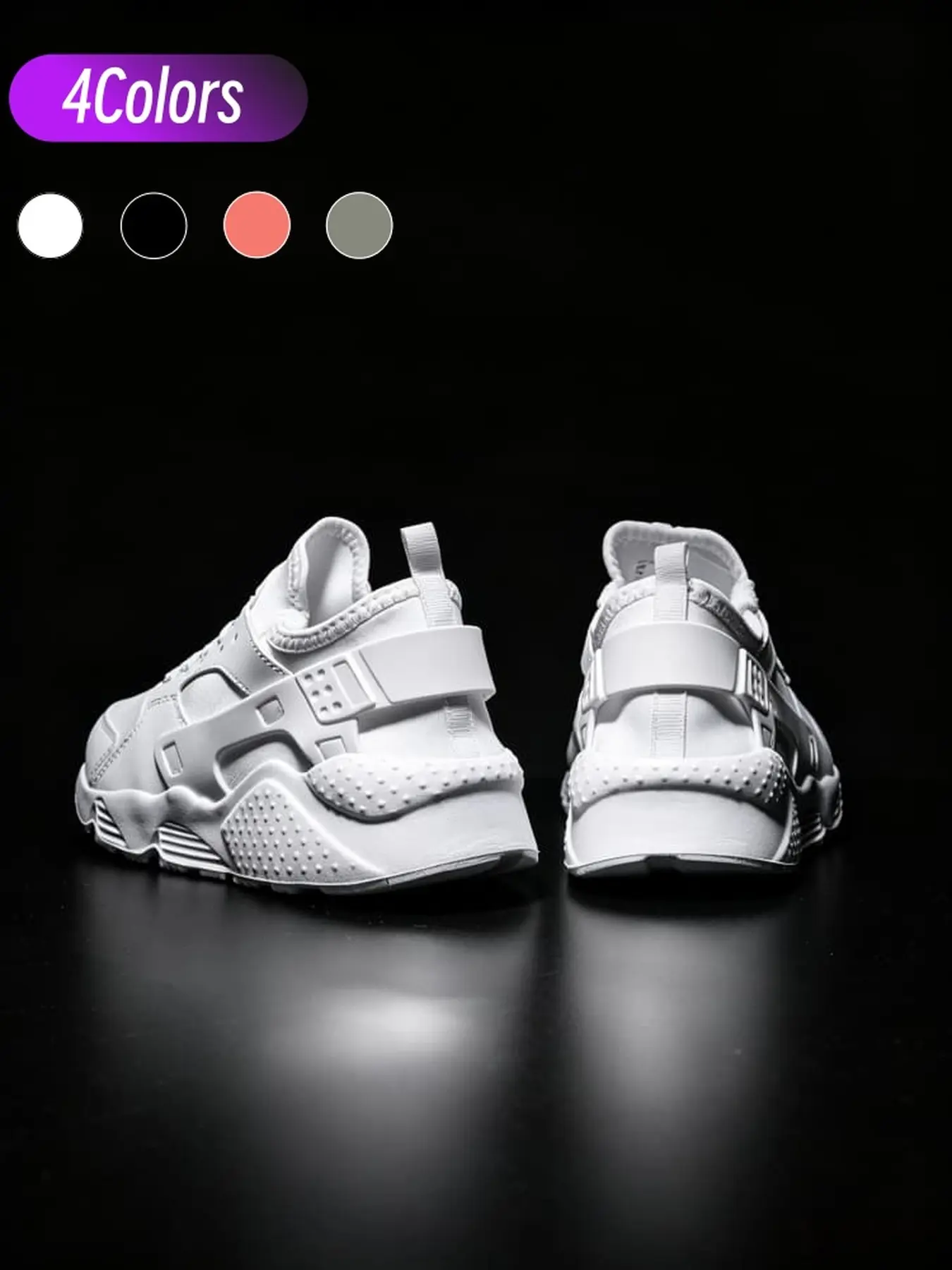 Men's street functional hollow dad sneakers with mesh spliced faux leather upper and thick sole cushioning anti slip wear resistant for daily street walking casual sports commuting outfits Chunky Sneaker