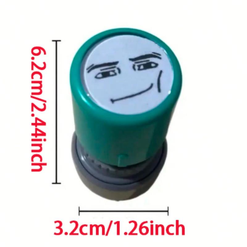 Random Color Stamp Box - Cute and Fun Black Ink Stamps - Fun Stamps - Suitable for daily office use, can be used as labels and indicator stamps, niche, fun, funny, and press type hand account stamps