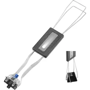Keycap Puller for Mechanical Keyboard Stainless Steel Keycap Remover Tool Fixing Keyboard Black