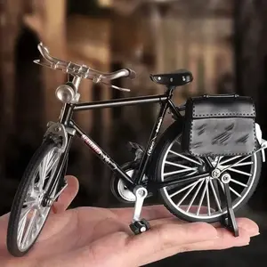 1:10 Handmade DIY Bicycle Model Kit, Realistic Retro Assembly Toy, Mid-Range Alloy Material, Perfect Gift for Collectors & Enthusiasts