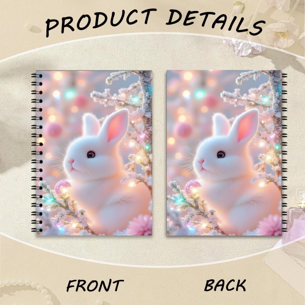 New Bestselling A5 Flashing Light Notebook, 100 Pages Sketch Book, Spiral Coil Journal, Sticky Notes, Ideal for Drawing and Note-Taking