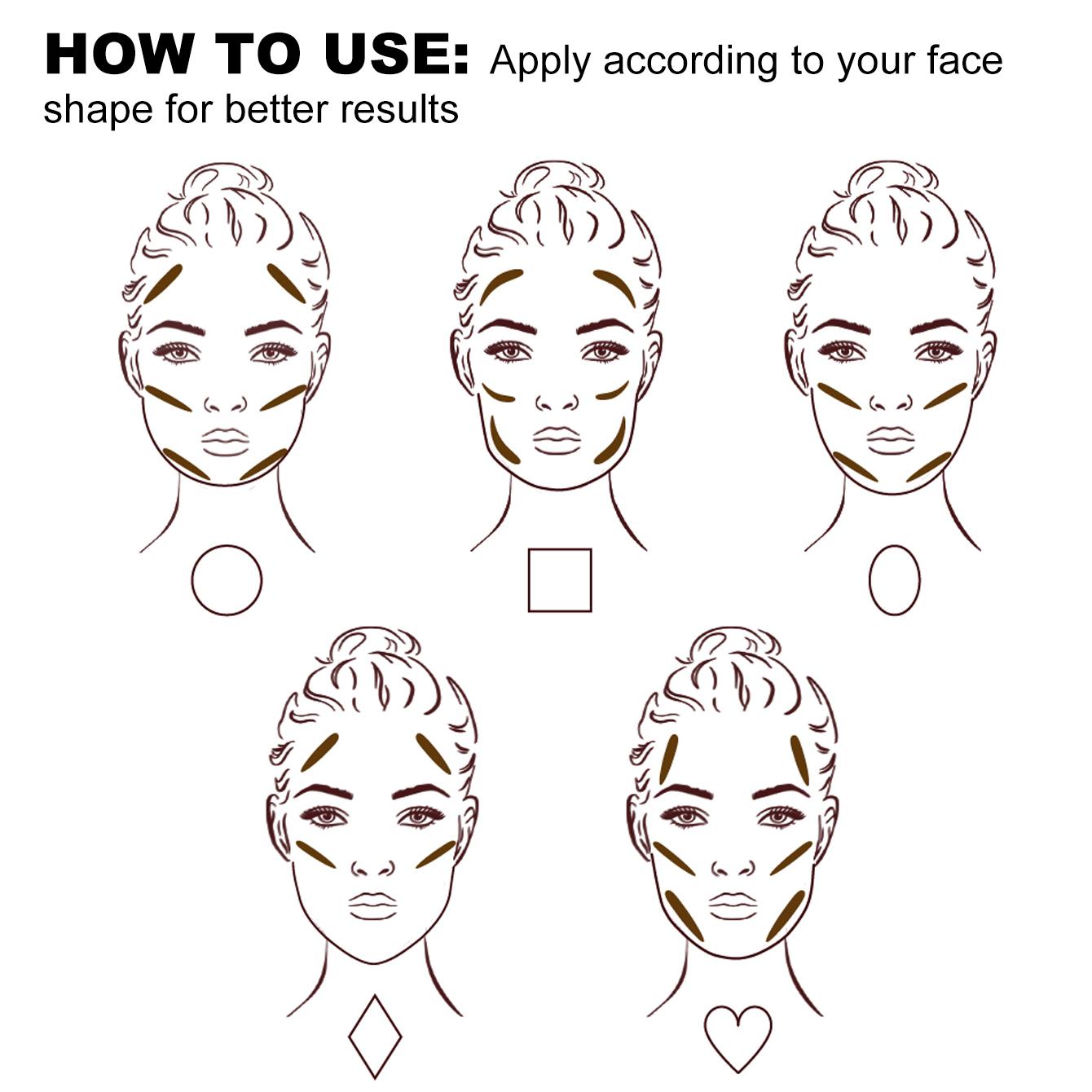 Long Lasting Liquid Contour Stick, 1/2 Counts Natural Lightweight Face Makeup Product for Women, Face Contouring Stick, Contouring Fluid, Liquid Bronzer, Summer Makeup Gift