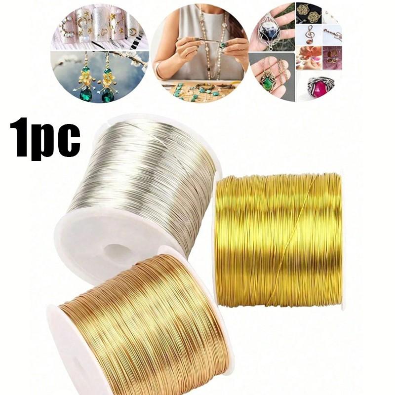 Flexible Transparent Nylon Beading Thread, DIY Jewelry Making Wire, Craft Hair Accessories, Floral Binding String, Ideal for Crafts