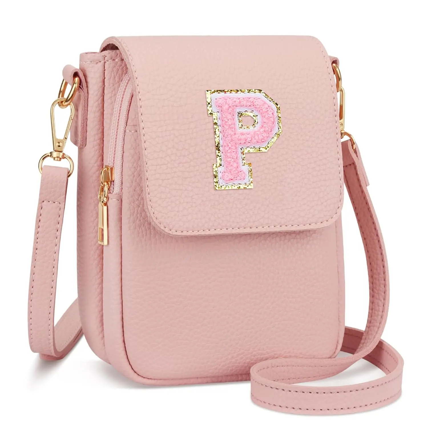 Gift for Girls Small Initial Cell Phone Purse Birthday Gift