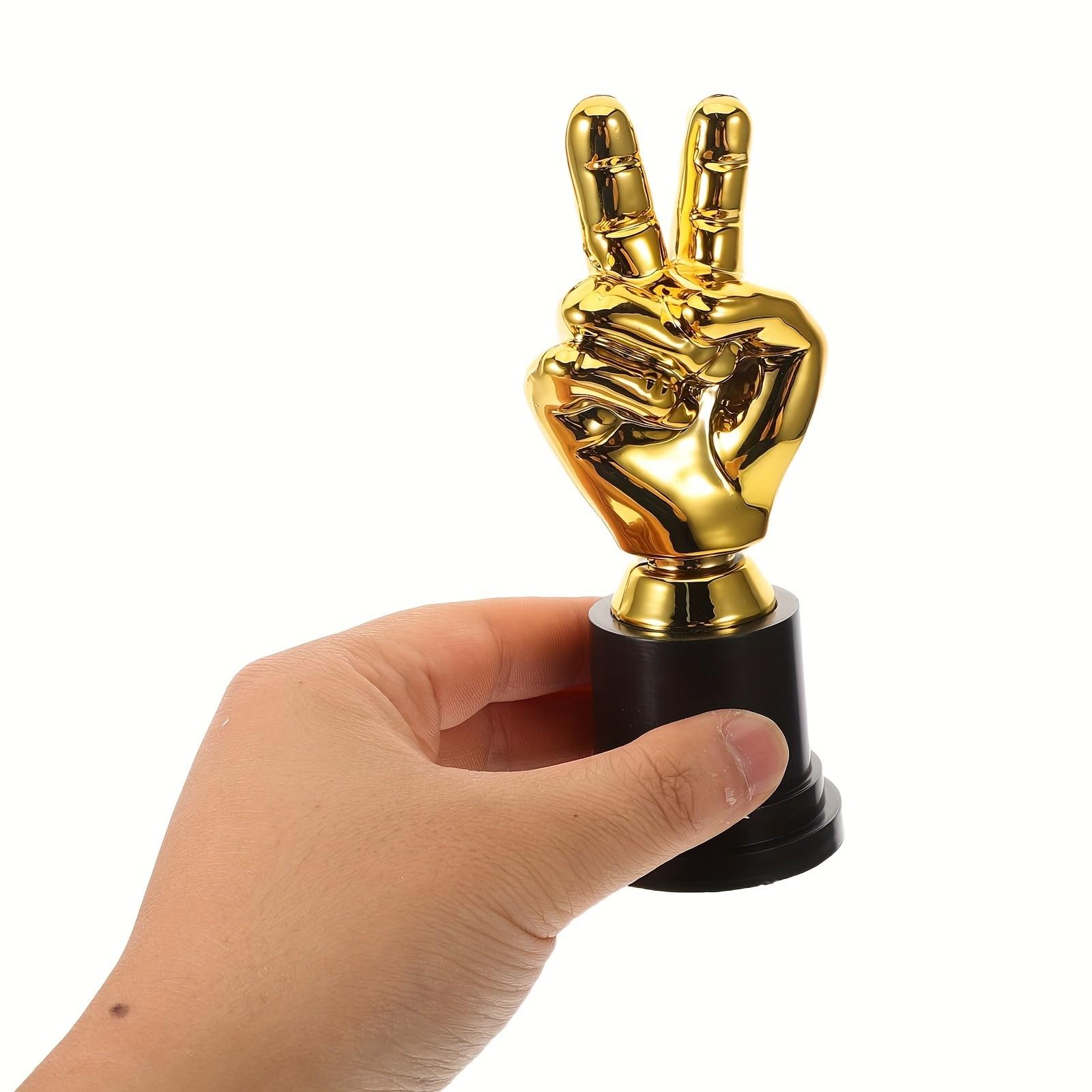 Mini Finger Custom Trophy Set, 1-24 Pieces, Perfect for Parties, Sports Events, Team Games, Award Recognition, Compact Design