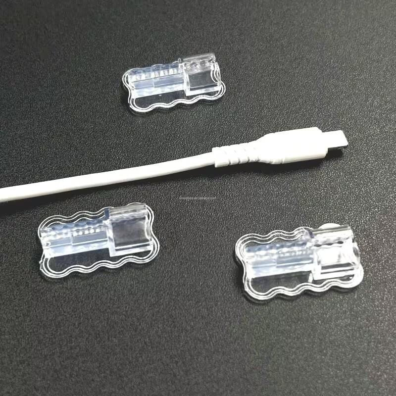 10-Pack High-Quality Flexible Tpu Wave Cable Protectors, Durable Cable Guards, Strong Protection for Phone Data Cables, No Battery Included