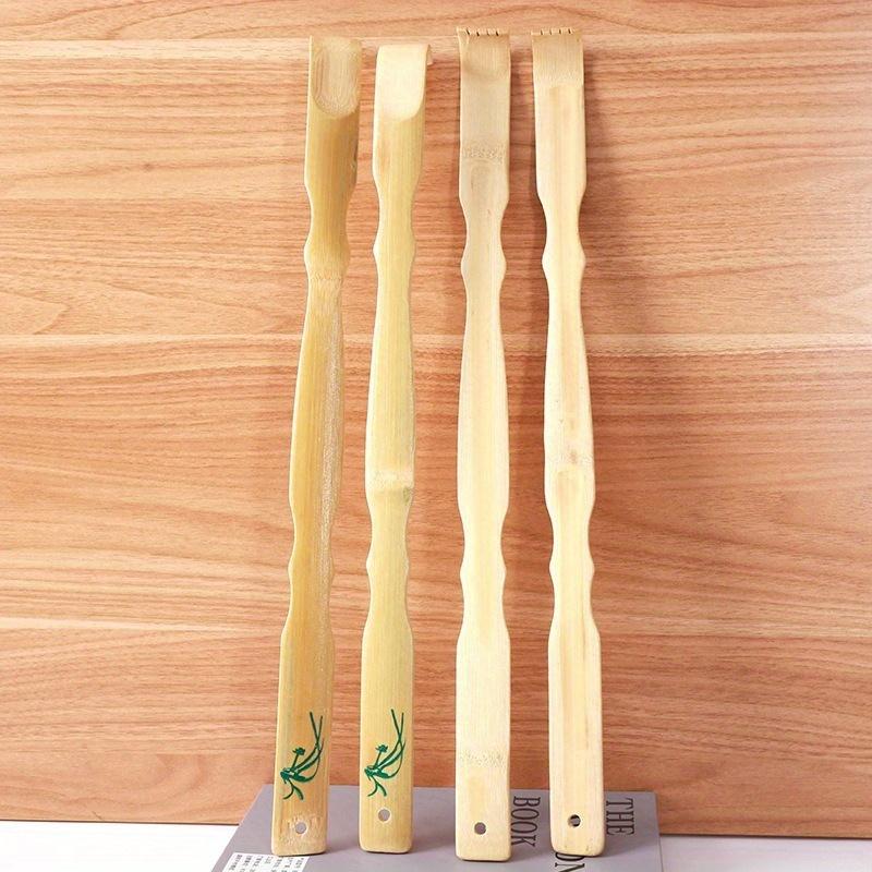 2pcs Back Scratcher, Scratcher for Men Women Gift, Curved Long Handle Bamboo Back Scratcher, Ideal Massage Gifts for Mom and Dad, Body Care, Massagers