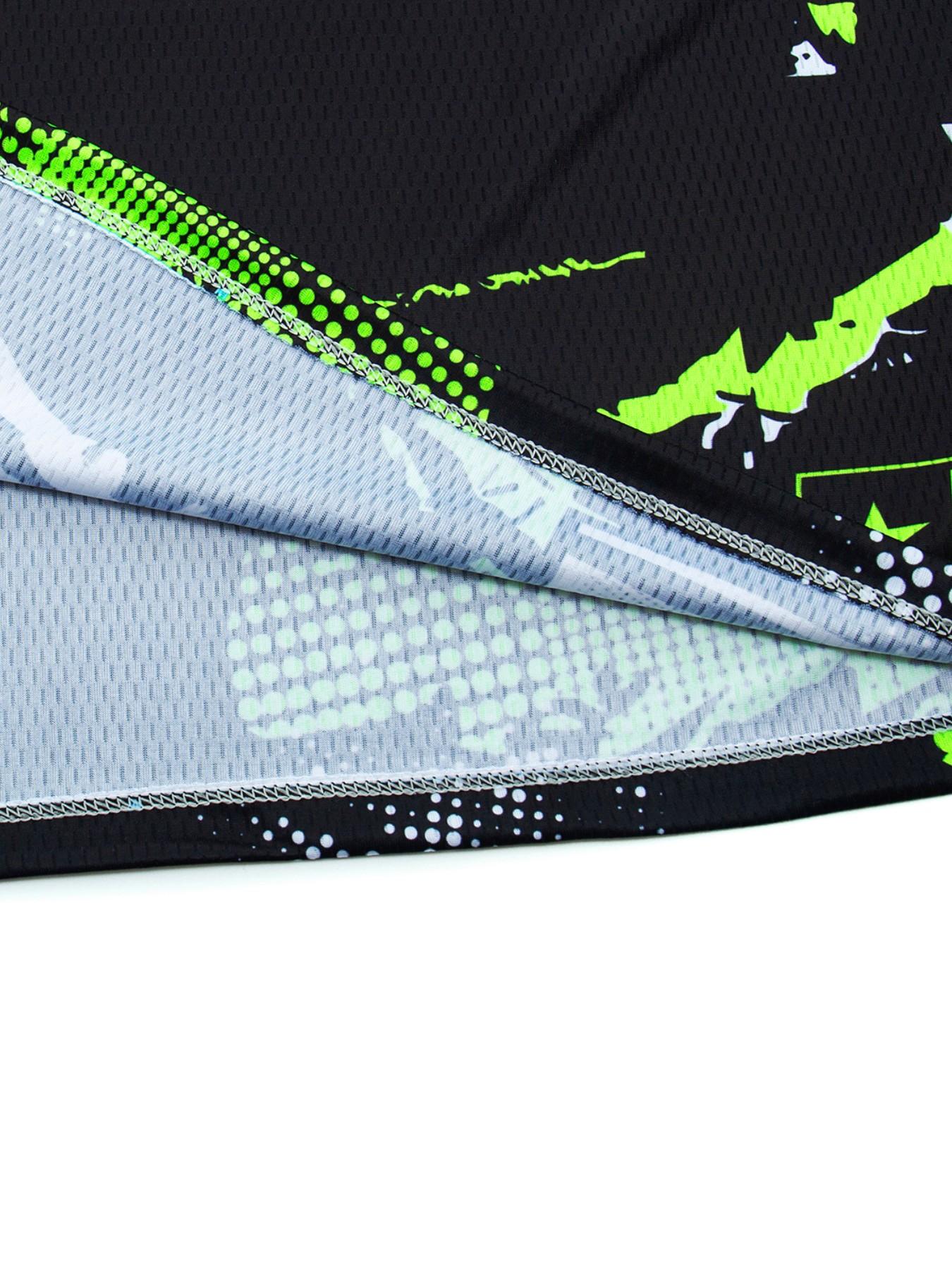 Road sports summer outdoor downhill mountain bike long-sleeved moisture wicking TOP uniform men's cycling shirt