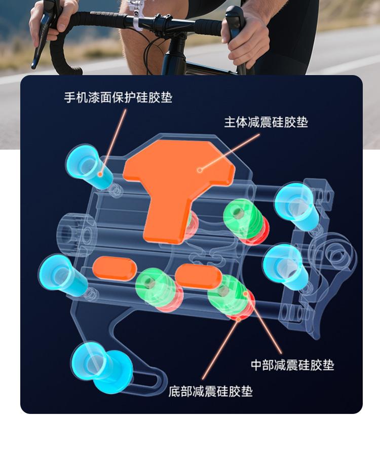 Aluminum alloy car phone holder