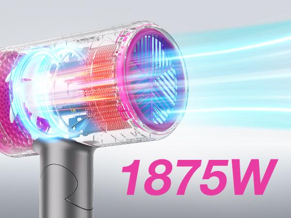 BABONIR Ionic Hair Dryer 1875W Quick-Dry, Frizz Reduction, Concentrator & Diffuser Accessories, Lightweight & Quiet, Foldable Travel Design,Adaptable to All Hairstyles,Blow Dryer,Compact Design for Women and Men,Christmas Gifts Holiday Gift,Grey,Pink BABONIR Ionic Hair Dryer 1875W Quick-Dry, Frizz Reduction, Concentrator & Diffuser Accessories, Lightweight & Quiet, Foldable Travel Design,Adaptable to All Hairstyles,Blow Dryer,Compact Design for Women and Men,Christmas Gifts Holiday Gift,Grey,Pink