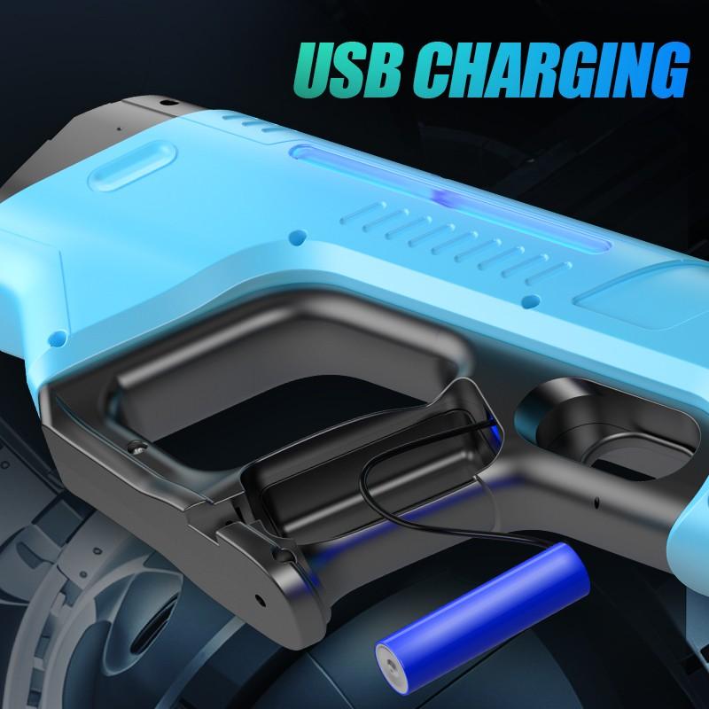 Bestselling Electric Continuous Fire Water Gun, Pulse Light Electric Water Gun, Summer Water Toy, Automatic Suction Fill Water Gun