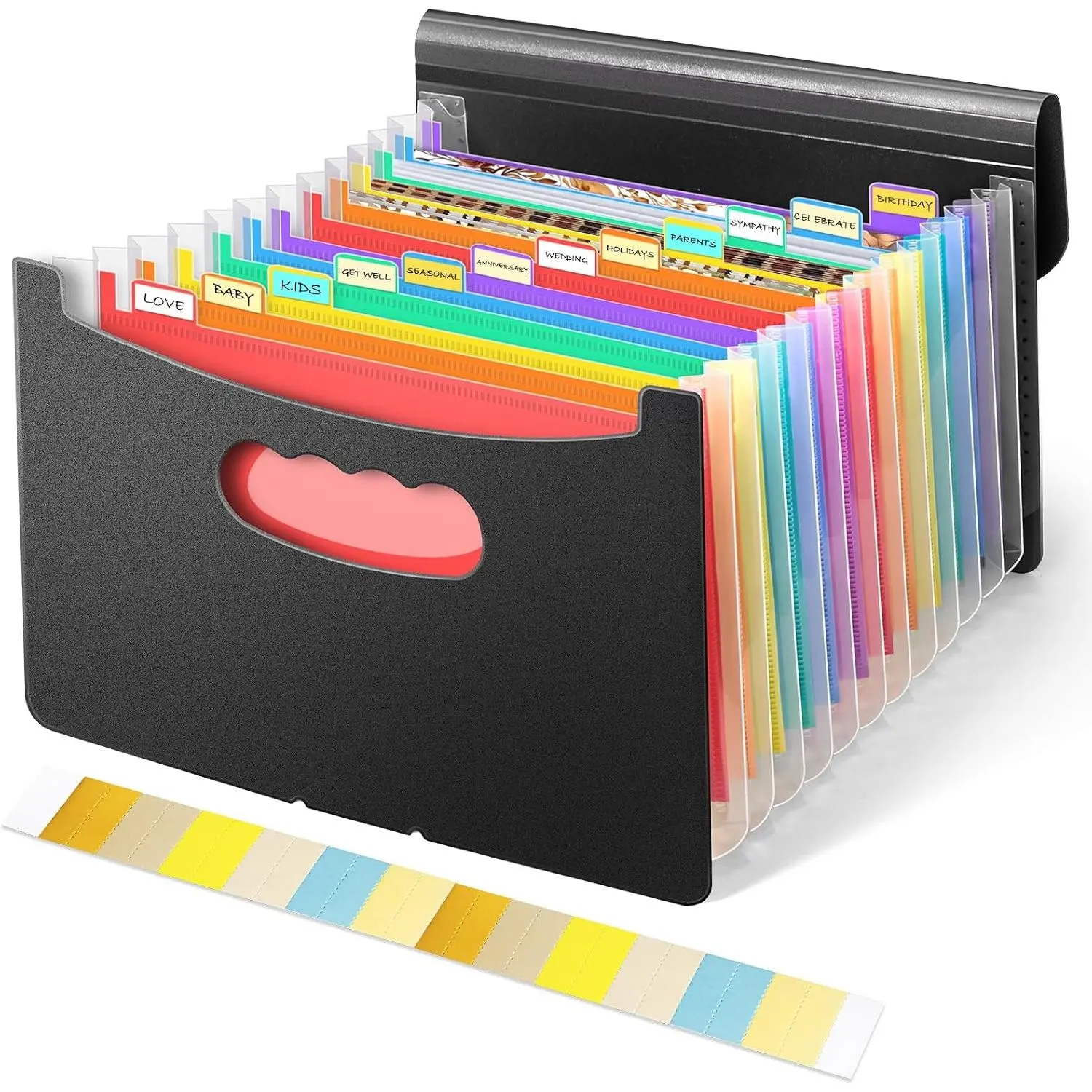 Greeting Card Organizer Expanding Organizer Greeting Card Storage Box Accordion Organizer