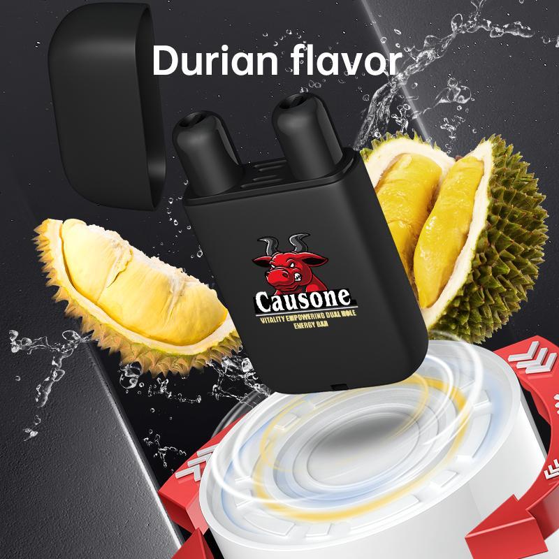Causone Niu head double-hole flip nose cooling rod prevent motion sickness and refresh the mind and drive the car and nasal sucking cooling oil