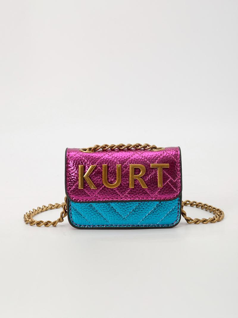 Mini Magnetic Crossbody Chain Bag, Small Shoulder Bag with Letter Flap, Multi-Color Options, Casual Style, All Seasons Use