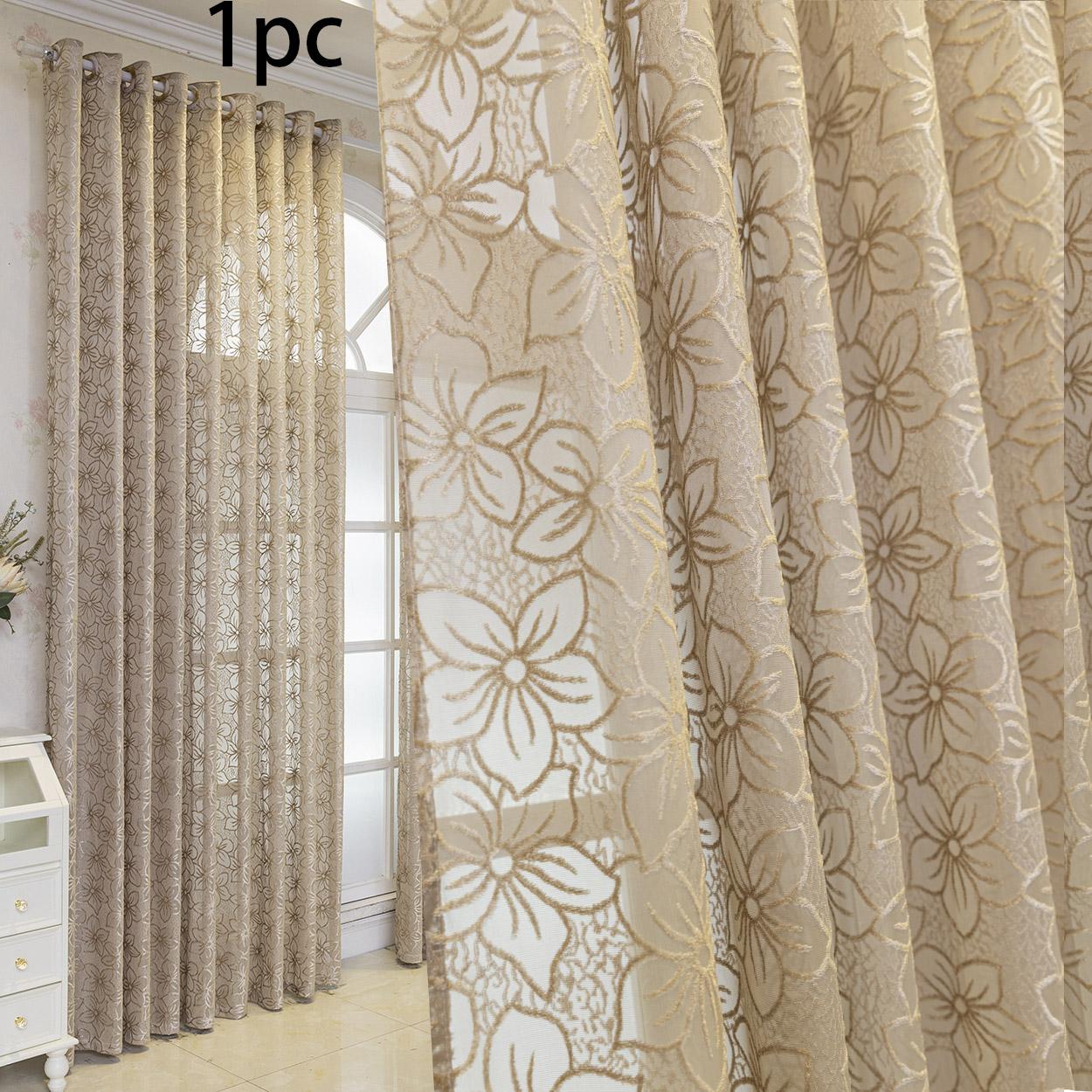 Geometric Pattern Curtain, 1 Panel Modern Simple Window Curtain, Home Decorative Curtain, Home Decoration Curtain, Home Textile for Living Room, Balcony, Bedroom or Restaurant