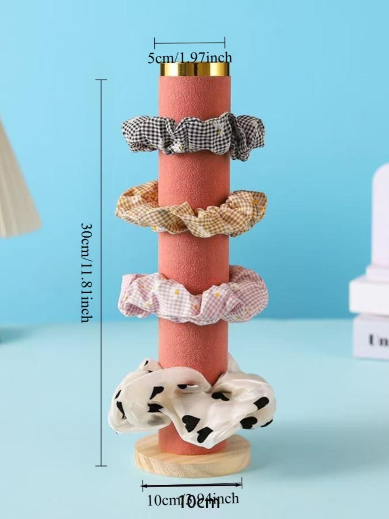 High-Quality Velvet Headband Display Stand, Jewelry Watch Hair Tie Bracelet Organizer, Boutique Accessory Storage Rack