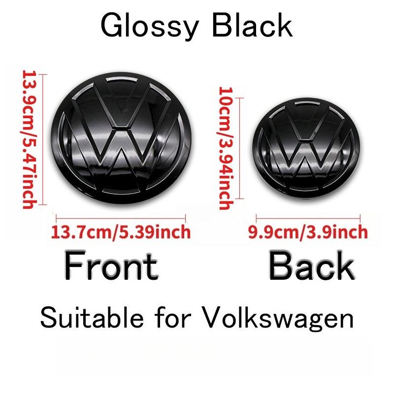 Volkswagen Front Grille Emblem Rear Car Logo, Fits 2016-2018 Passat Models, Vehicle Exterior Decoration, Car Modification Replacement Parts