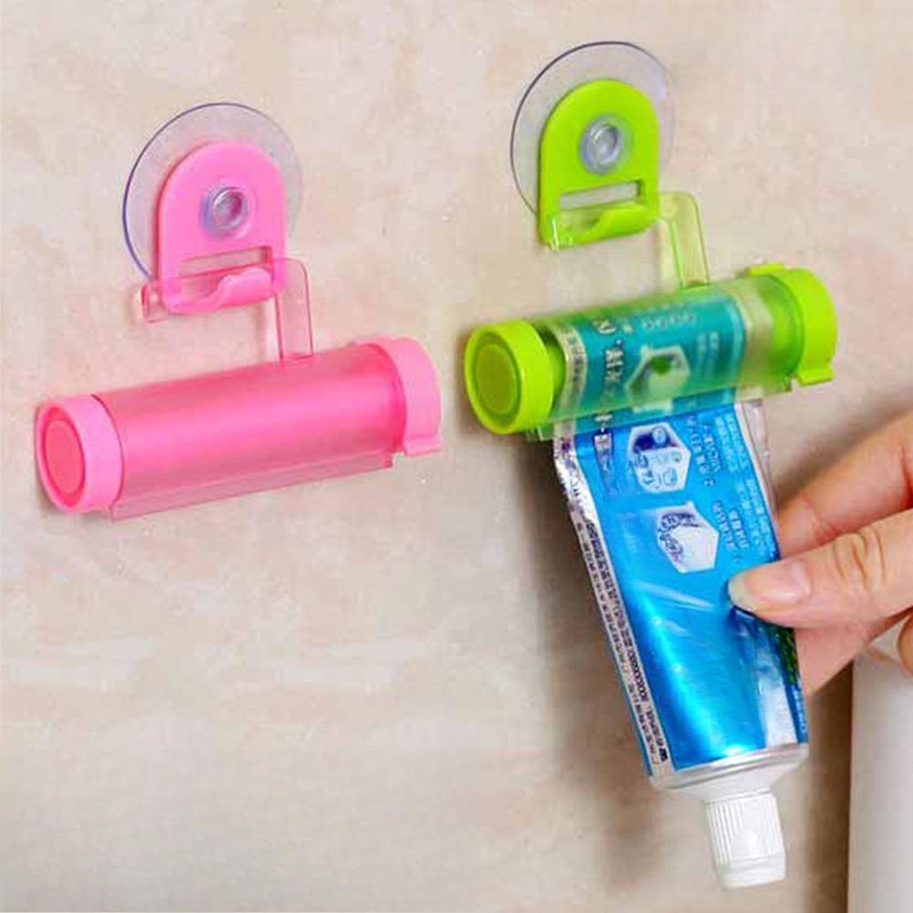 360° Rotation Toothpaste Squeezer - No Installation, Reusable Manual Roller for Bathroom Storage. Save Paste, Prevent Waste with This Efficient Tube Cleaner Tool. Easy Grip, Full Squeeze, No Mess, Hassle-Free.