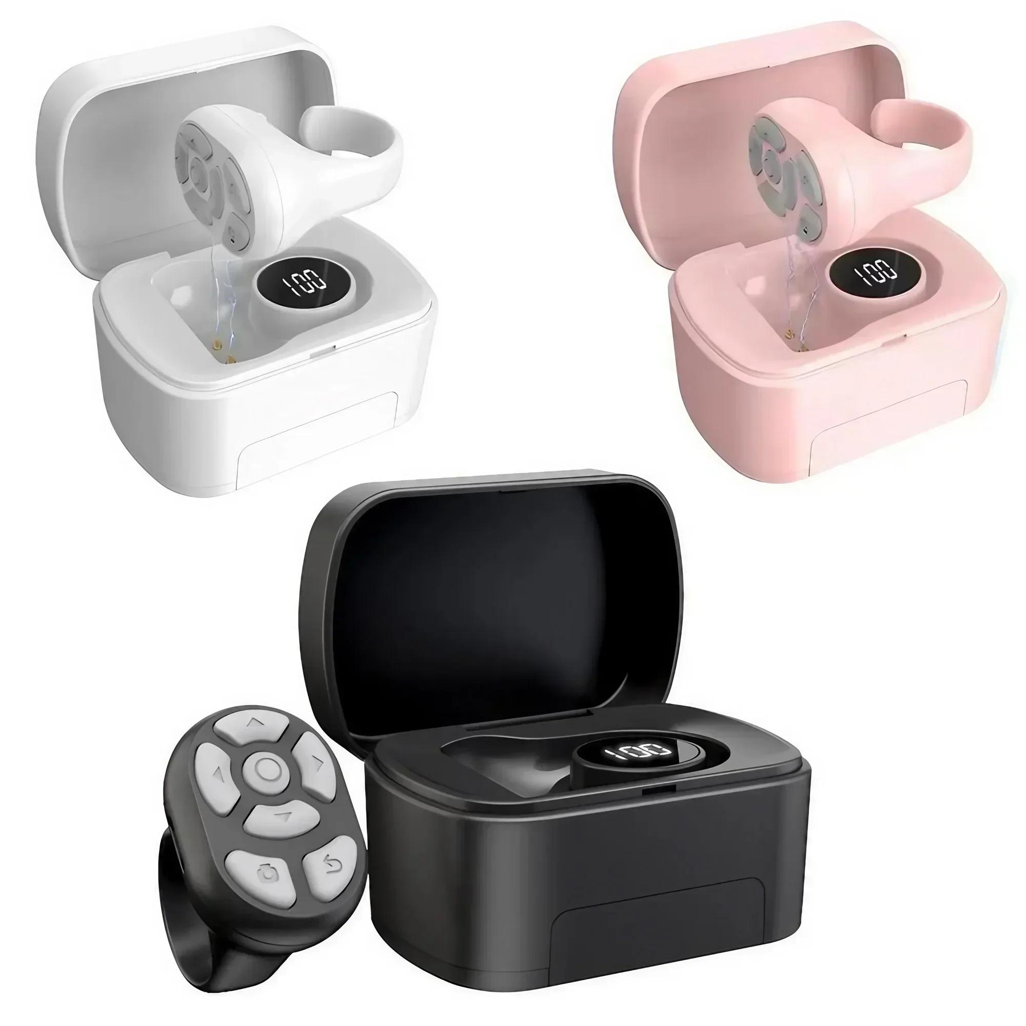 1PC Wireless Bluetooth Ring Remote Control Fingertip Selfie Video Controller Selfie Accessories For TikTok Page Turner Browsing For iOS Android