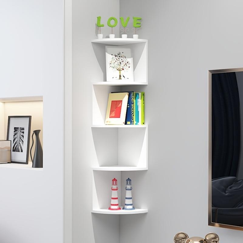 Five-story wall-mounted lockers, suitable for any season, perfect for living rooms, bedrooms and balconies, practical storage racks, multi-functional storage racks, wardrobe finishing racks, storage racks, multi-functional shelves, home finishing
