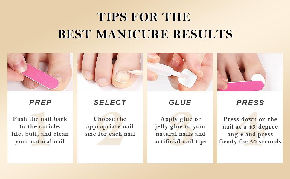 White French Tips Press on Toenails Short Square, Acrylic Designs Toe Nails Press ons Set, Artificial Perfectly Fit False Toenails for Women with Glue/Sticker On Toenails, Fake Toes nail Kit