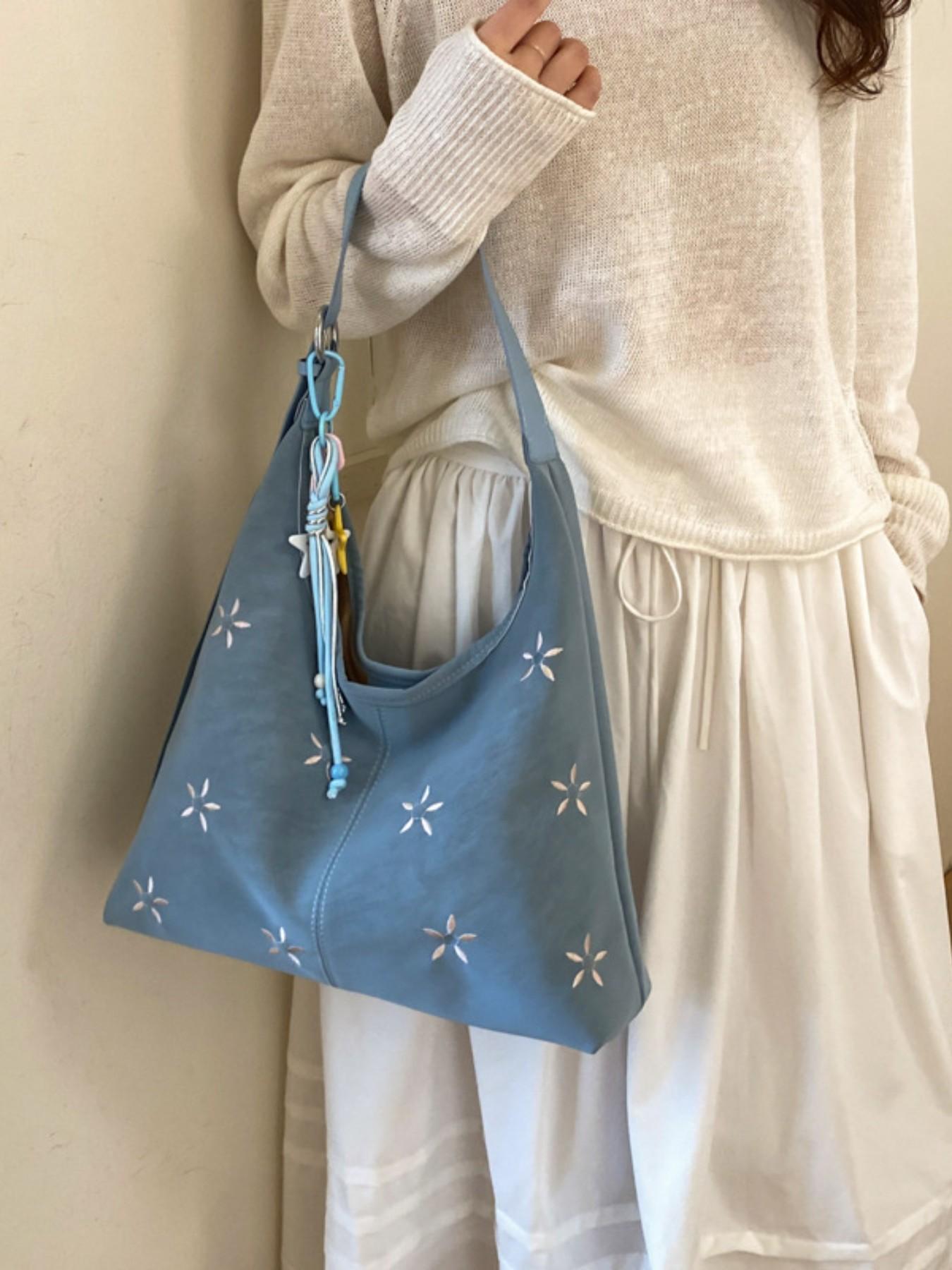 Fashionable Women's Bag 2026 New Floral Tote, High-Quality Commuter Large Capacity Shoulder Crossbody Bag, Elegant and Stylish Design